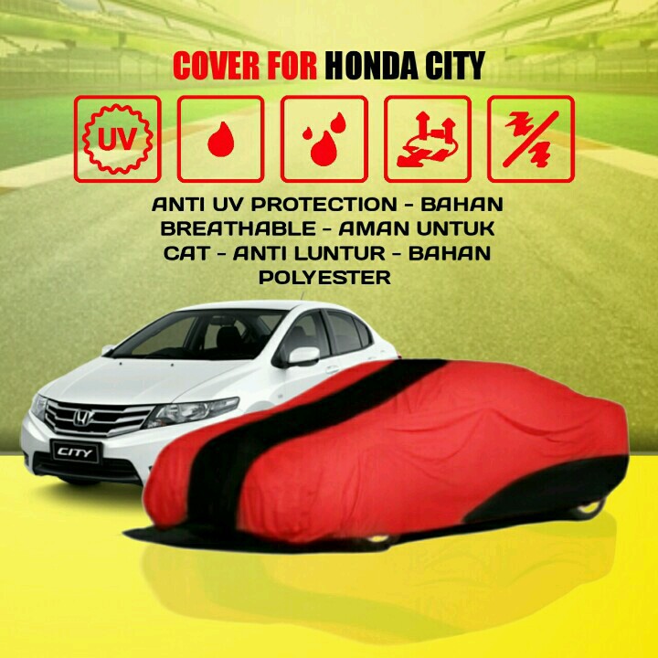 Honda Cover Sarung Penutup Body Mobil City New Gen 1 Gen 2 Gen 3 Oudoor 2021 2004 2005 Murah 2015