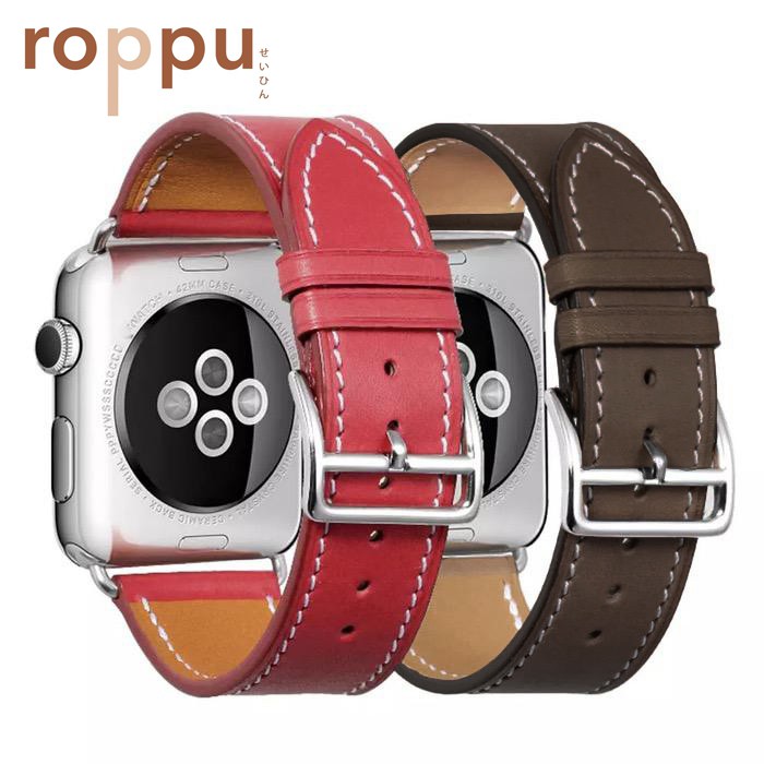 Roppu Leather Strap for Apple Watch