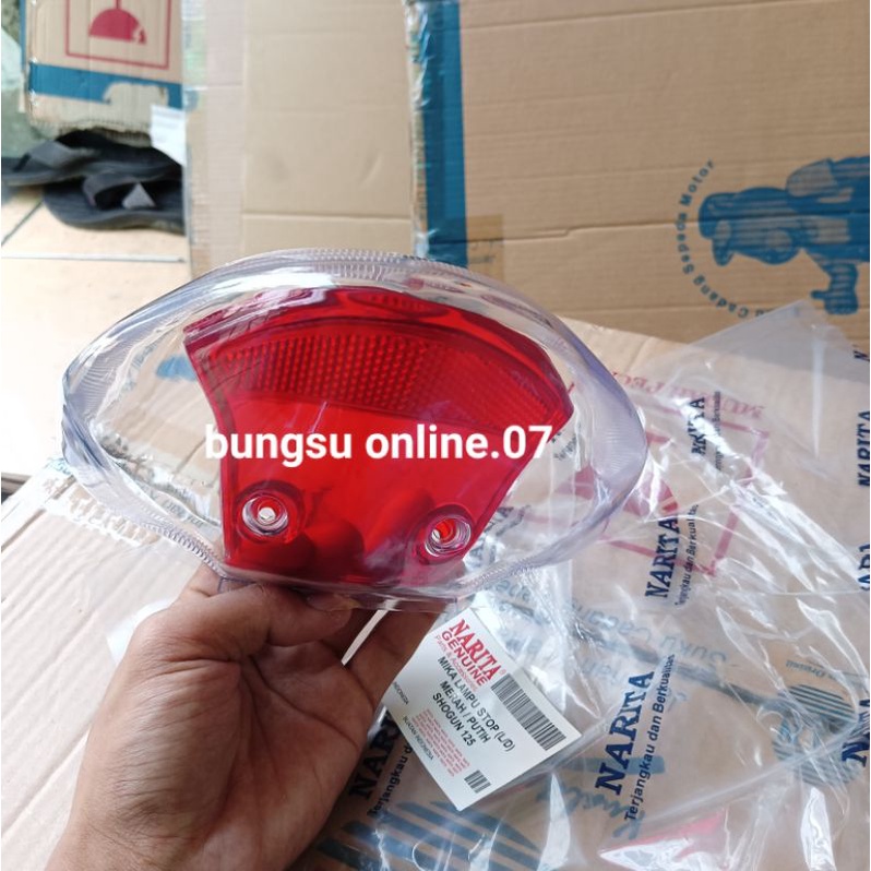 KACA MIKA LAMPU STOP BELAKANG SHOGUN 125 LAMA SHOGUN R SHOGUN SP 125 LAMA