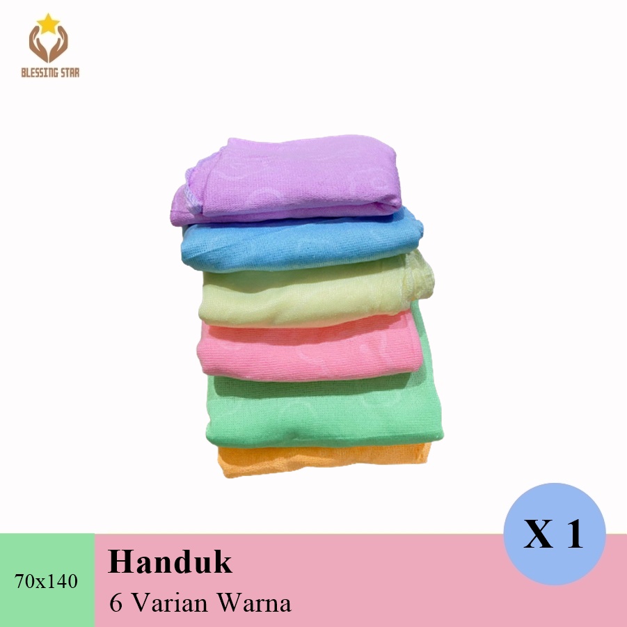 Handuk 70x140 motif beruang  Besar microfiber pengering