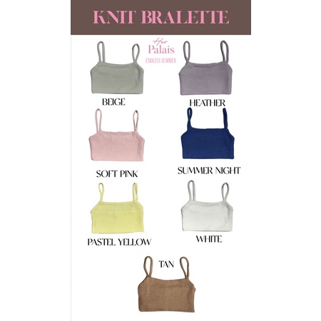 Herpalais Knit Bralette