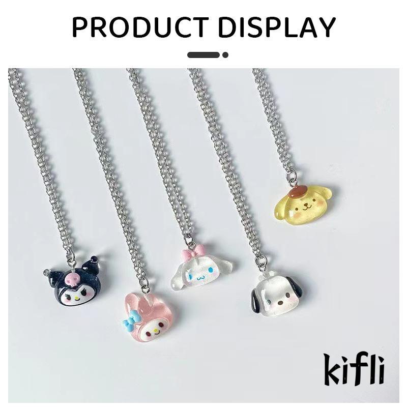 Kalung Liontin Kartun Cinnamoroll Untuk Aksesoris Pelajar