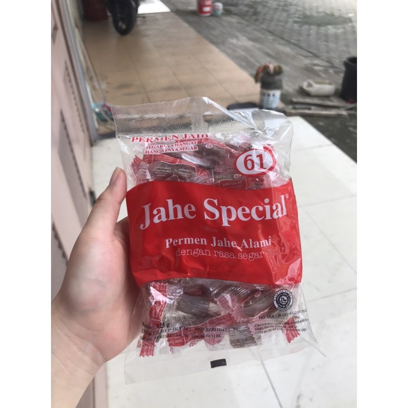 

PERMEN JAHE SPESIAL 61 (125 GRAM) | JAHE 61 | BONBON JAHE TERMURAH | PERMEN JADUL SNACKY MEDAN