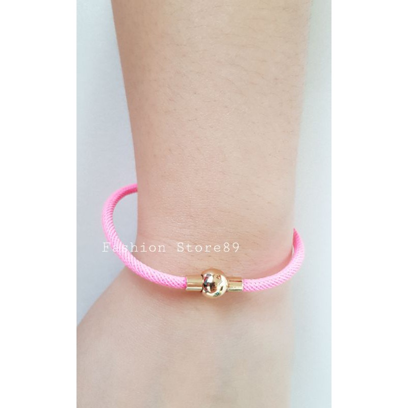 Ready Gelang Tali Charm Magnet gelang fashion inisial charm gelang tali import fashion