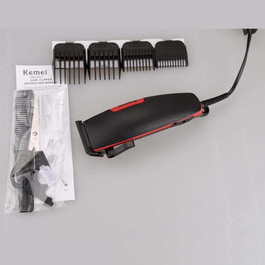 Alat Cukur Elektrik Hair Trimmer Shaver - Red