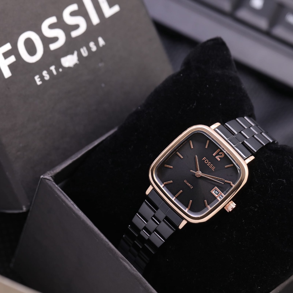 Grosiran Jam Tangan Wanita 0390TL Analog Strap Stainless Steel Tanggal Aktif Free Box Exclusive dan Baterai Cadangan (COD)