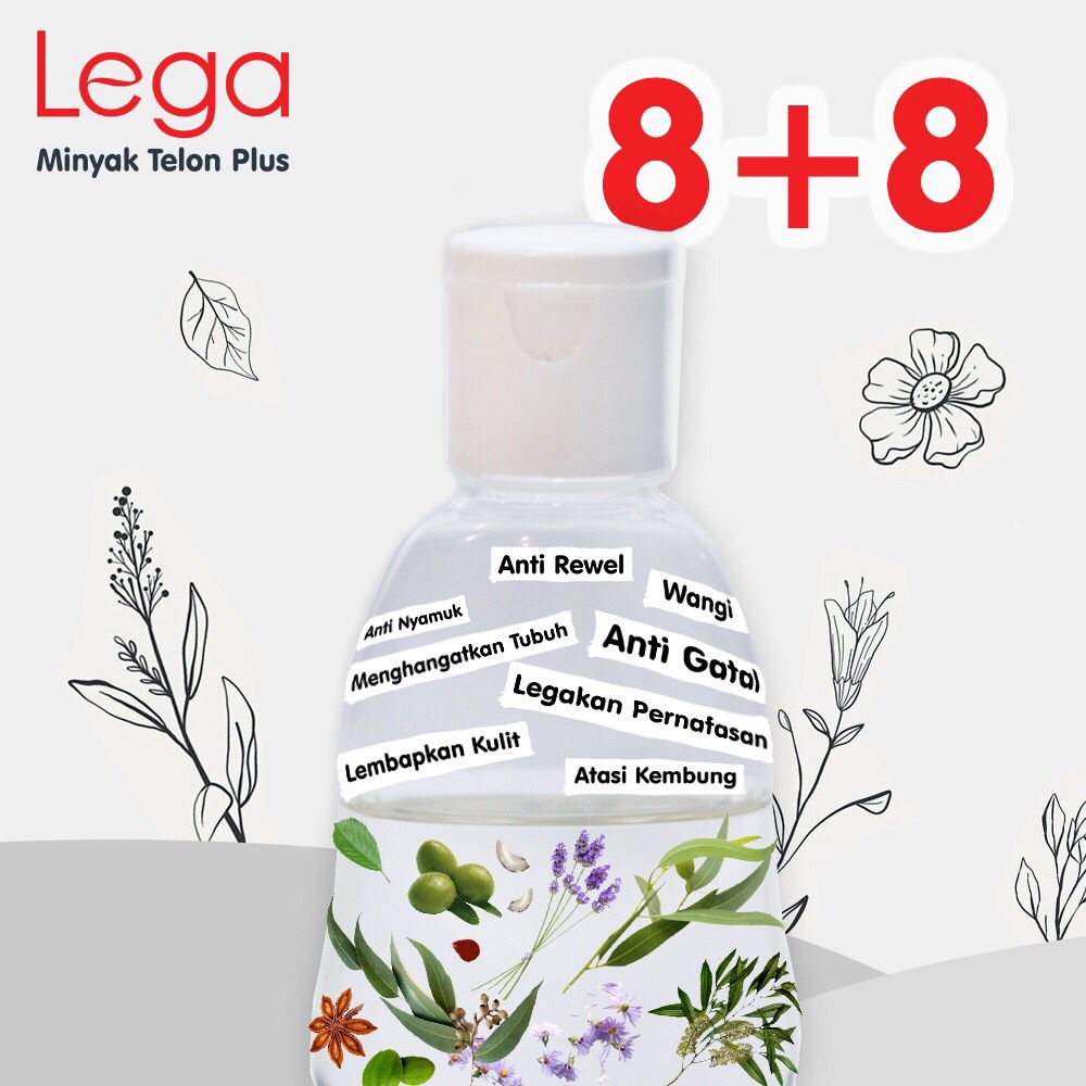 LEGA Minyak Telon Plus 70ml dan 100ml / Rose / Acacia / Aster