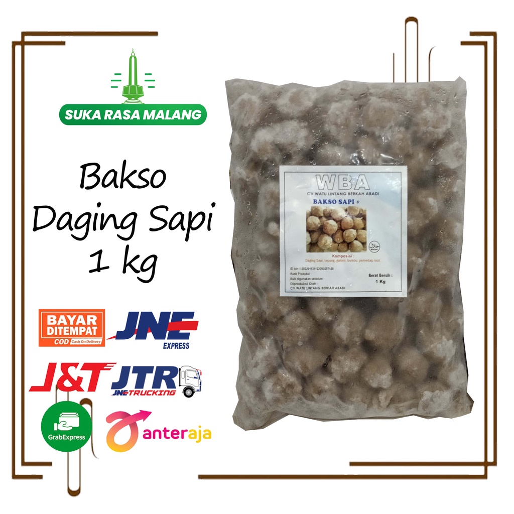 Jual Pentol Bakso Daging Sapi 1 Kg Krikil Sedang Dan Jumbo Shopee