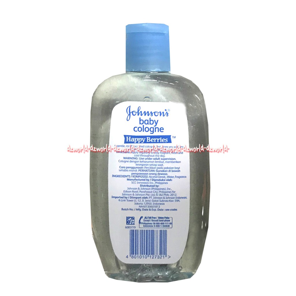 Johnson's Baby Cologne 100ml Happy Berries Slide Parfum Untuk Pakaian Bayi Johnsons Playtime Collectine Johnson Johnson Haruman Untuk Bayi Anak 100ml