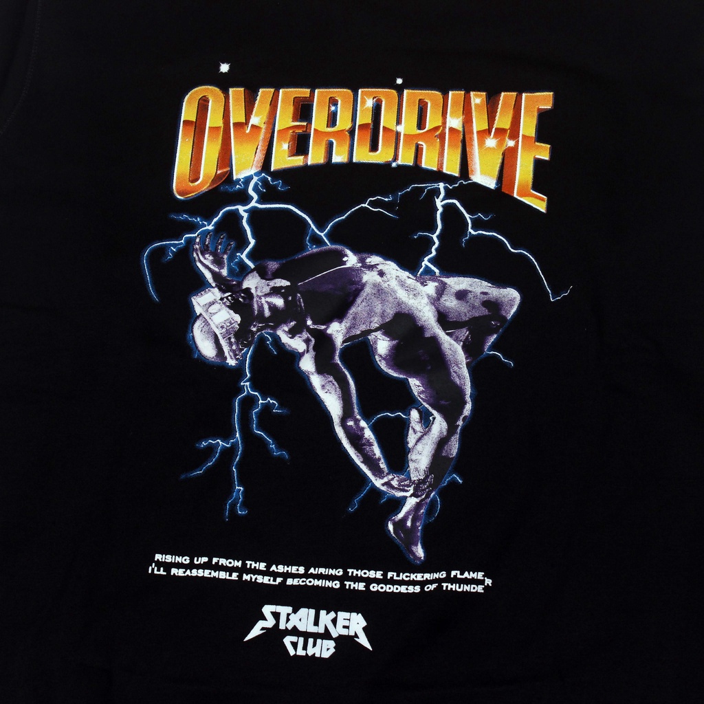 Stalker Sweater Crewneck - Overdrive Hitam