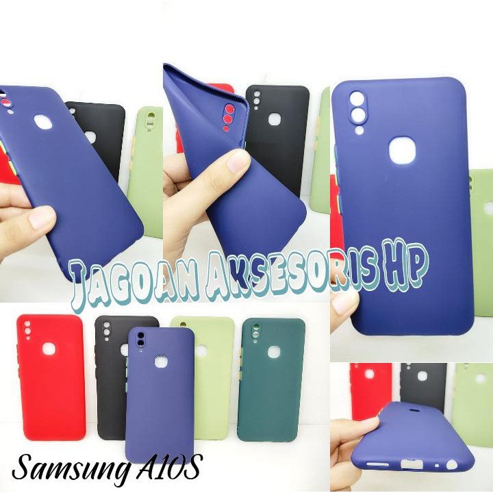 SMPC TPU Candy Samsung A10S A107F 6.2 inch SoftCase Macaron Protection Camera Tombol Warna