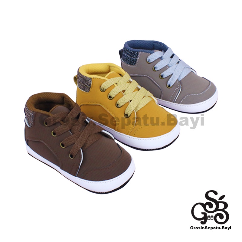 sepatu bayi baby shoes prewalker laki laki perempuan umur 2 - 12 bulan model casual hamburg polos ringan &amp; fleksibel