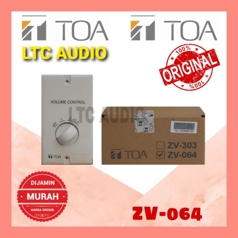 VOLUME CONTROL TOA ZV-064 / TOA 064 / TOA ZV 064