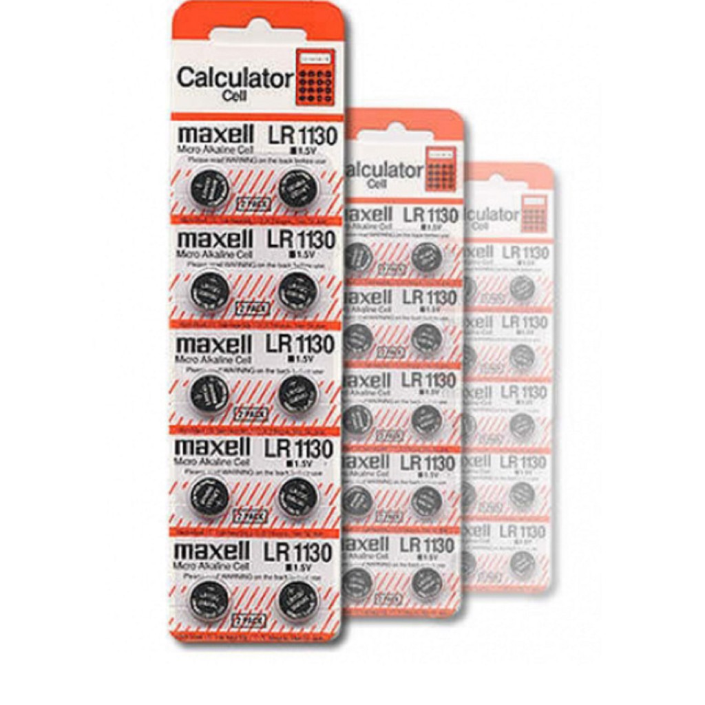 Baterai Maxell LR 1130 battery lr1130 kalkulator jam tangan dll