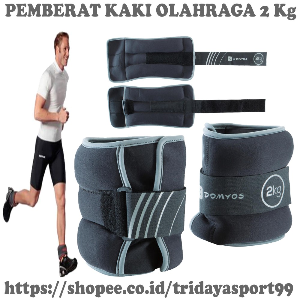 PEMBERAT KAKI 2Kg BENDEL KAKI FITNESS PENGUAT OTOT KAKI BEBAN OLAH RAGA