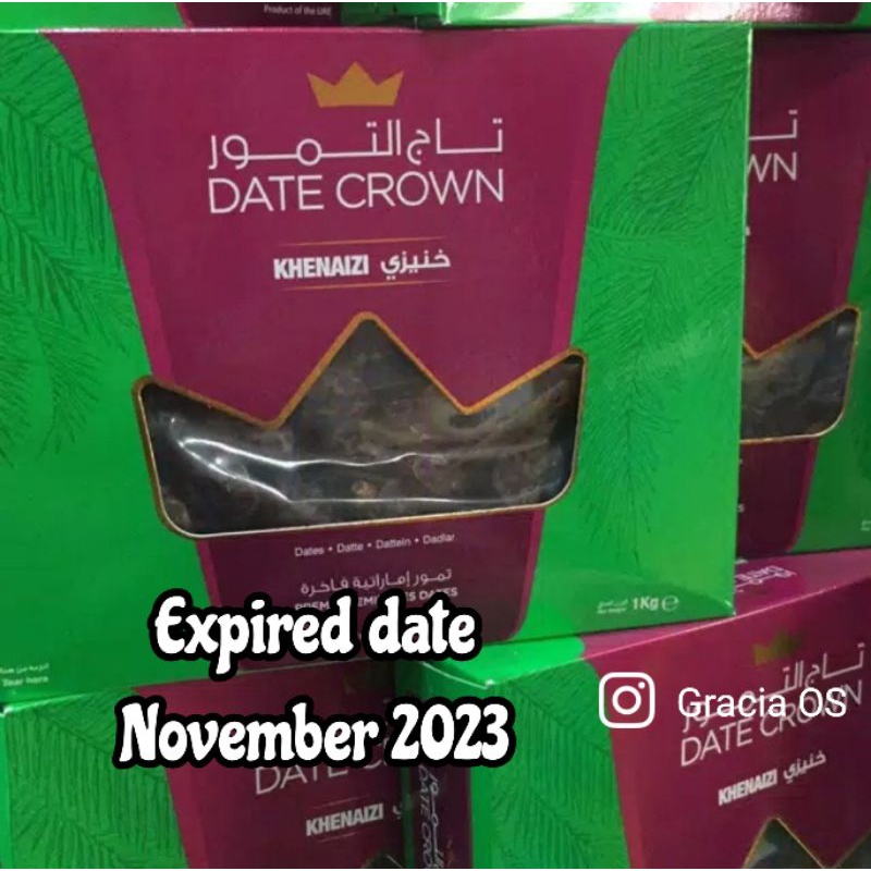 

Kurma Lulu Khenaizi Khalas Date Crown ORIGINAL Premium Emirates Dates 1kg