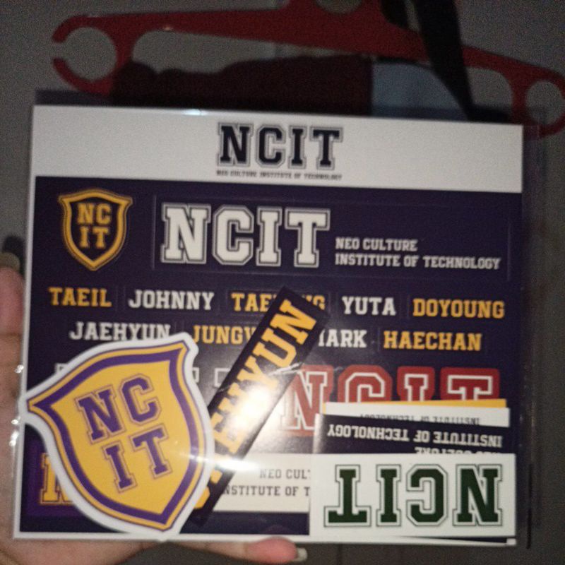 [READY] MD NCIT JAEHYUN REMOVABLE LAPTOP DECO STICKER