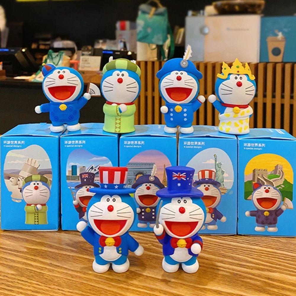 [Elegan] Doraemon Koleksi Untuk Hadiah Ulang Tahun Teman Amina Model Mainan Action Figure