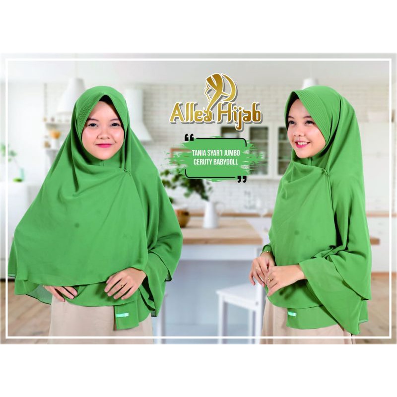 hijab Khimar sar'i  kerudung ceruty2 leyer ceruty bebydoll
