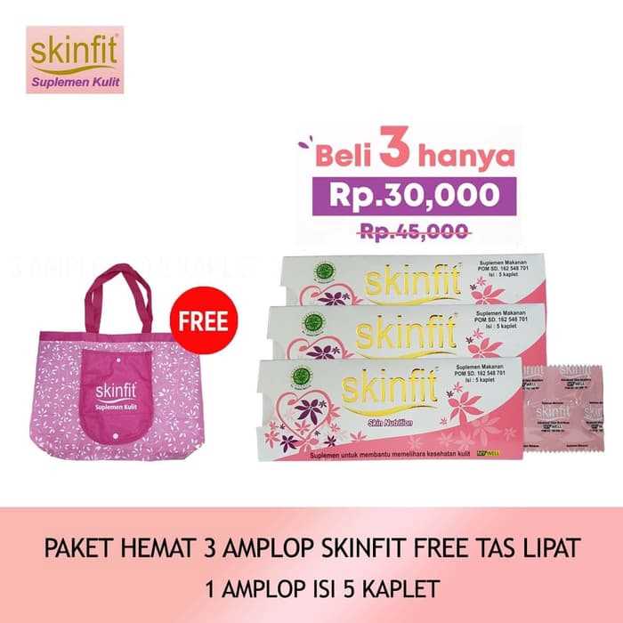 

New Paket Hemat 3 Amplop Skinfit Free Tas Lipat