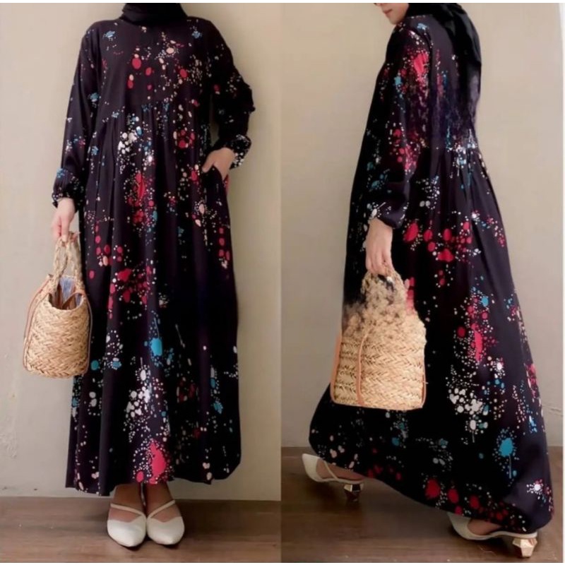 Dress Hijab/Hitam