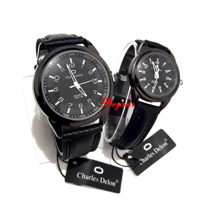 B'WATCH JAM TANGAN COUPLE CHARLES DELON WATER RESSISTANT CCD039