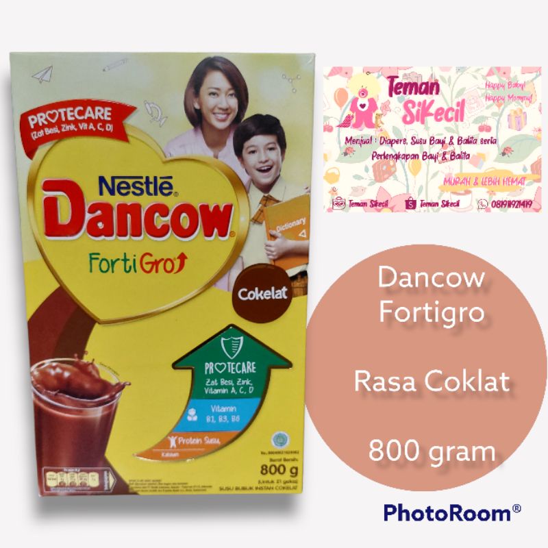 

Dancow fortigro coklat 780g