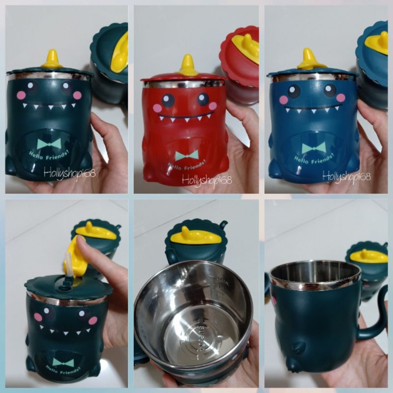 Mug gelas tumbler/Mug +sedotan/gelas Susu anak