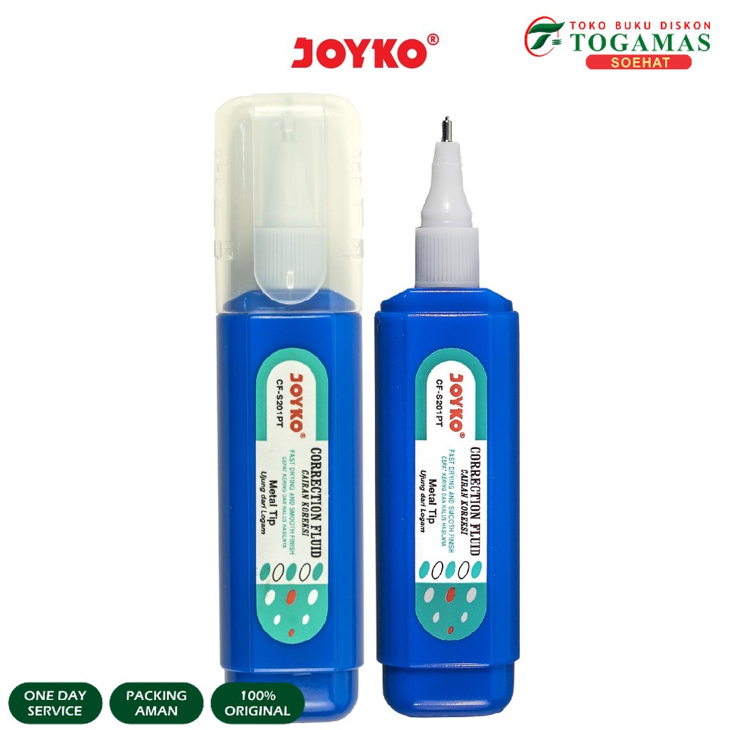 

Correction Fluid Cairan Koreksi Penghapus Cair Joyko CF-S201PT