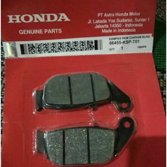 ABQORY PART____KAMPAS REM BELAKANG CAKRAM HONDA DISPAD BELAKANG CB150 MEGAPRO KSP