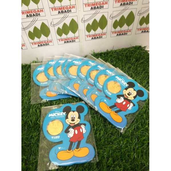 Logam Mulia UBS Disney Mickey & Minnie Mouse 0.1Gram