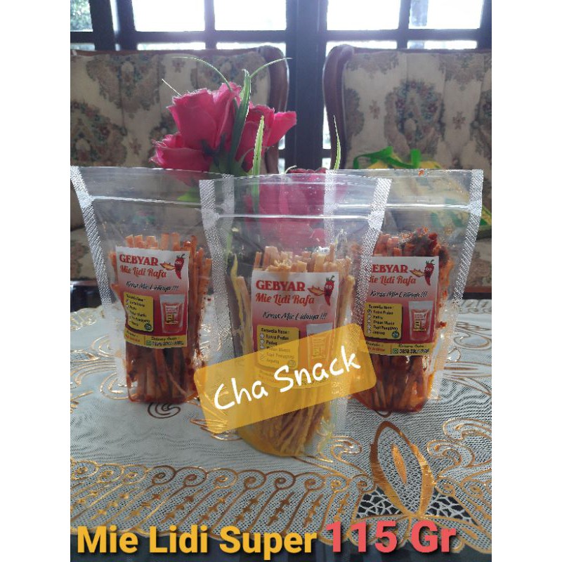 

Mie Lidi Gepeng Mie Lidi Aneka Rasa Kualitas Super Kemasan Pouch 115gr