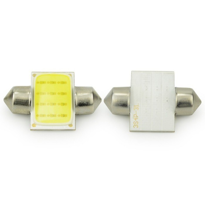 Cuci Gudang Lampu Interior Mobil LED COB Dome Light c5w BA9S 1 PCS - 31mm