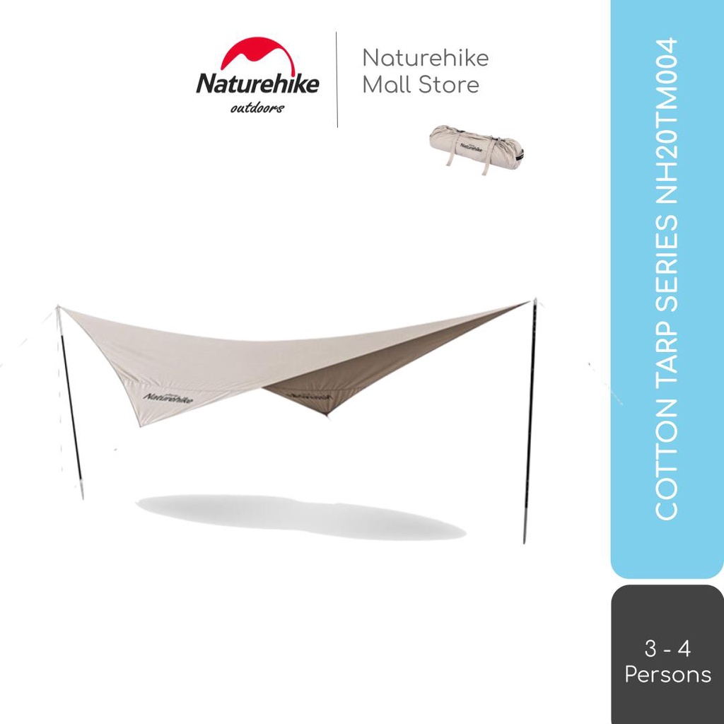 COTTON TARP SERIES NATUREHIKE NH20TM004 FLYSHEET SHELTER TENDA CAMPING
