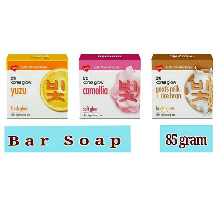 Korea Glow Yuzu Bar Soap Sabun Mandi Batang All Varian 85 gr