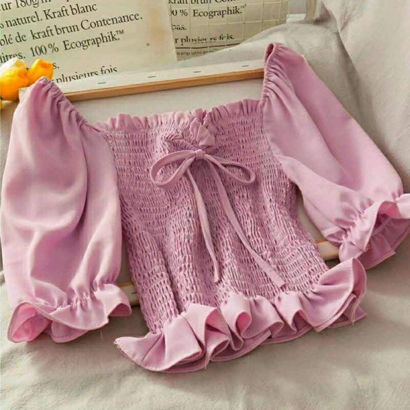 Bajunya Annisa Pevita Crop Blouse