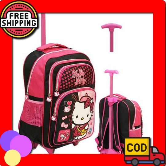 Tas Troli Anak Perempuan Infikids Kid 105 Tas Roda Anak Sekolah Tas Ko Tas Troli Bts 3D Tas Roda Ana