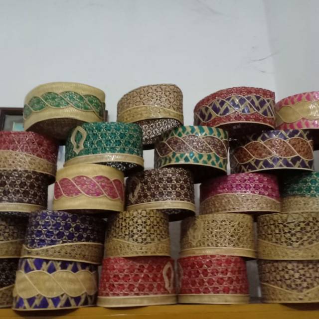Songkok Anyaman Rotan Bambu Motiv Shopee Indonesia