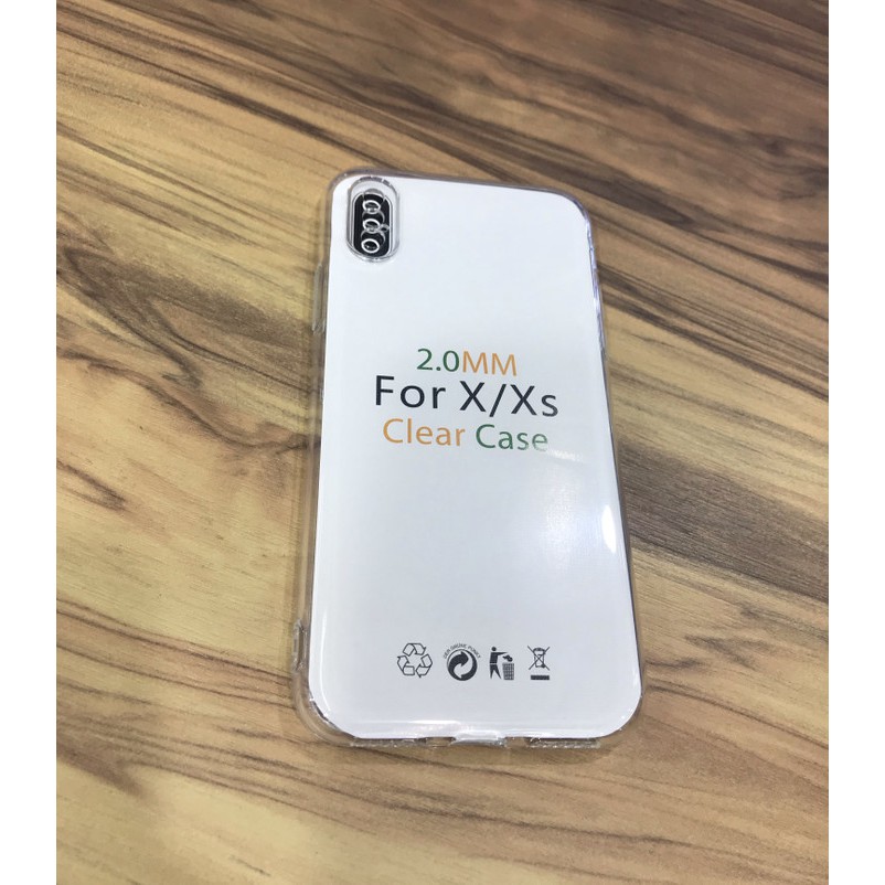 TPU CLEAR CASE BENING TEBAL ANTI PECAH FOR IPHONE X / XS