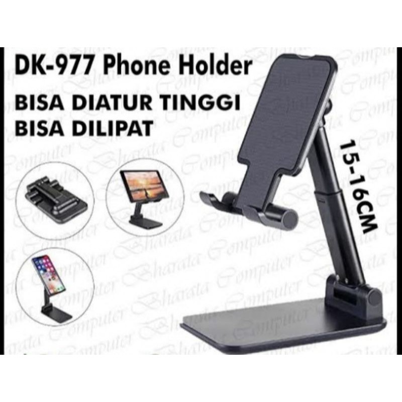 ADJUST STAND HOLDER FOR HANDPHONE &amp; TABLET DUDUKAN HP UNIVERSAL GOOD QUALITY