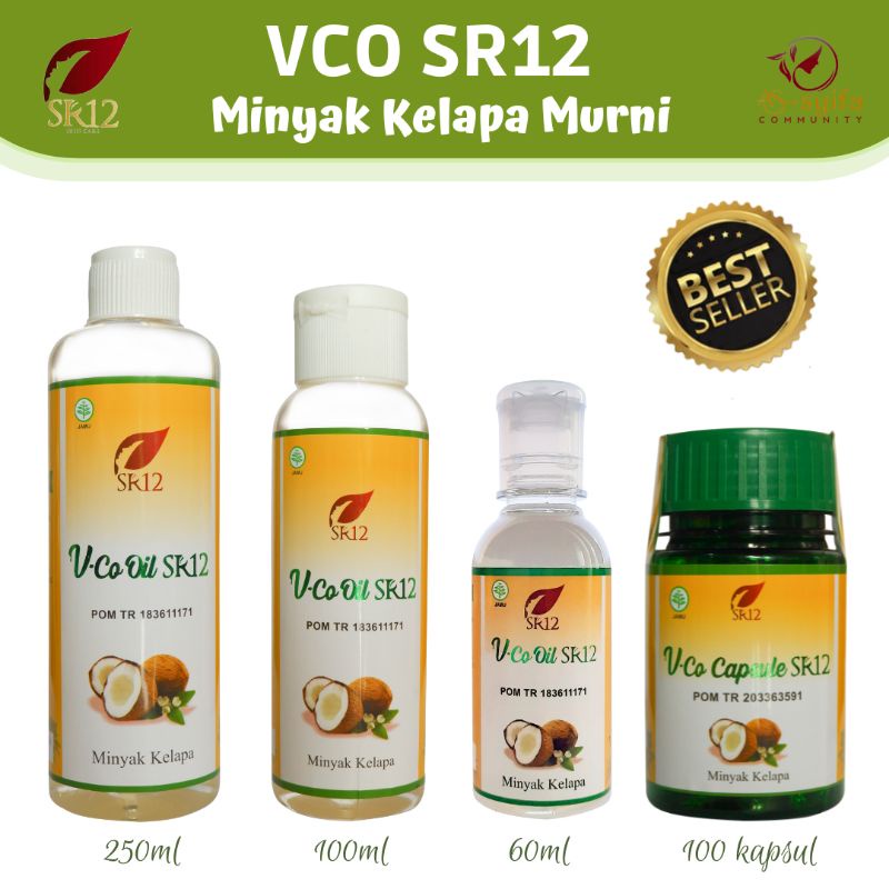 VCO OIL, Minyak Kelapa Murni, VCO SR12, VCO MPASI, Obat Batuk Pilek, Obat Gatal