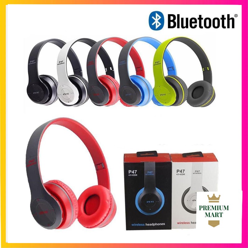 Headphone Bando Bluetooth P47 Extrabass High Quality [PM]