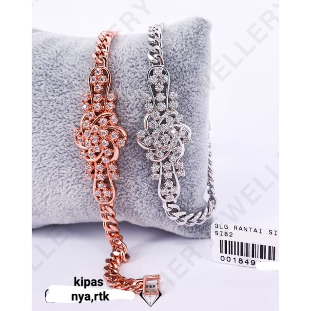 gelang padi dan plat berlian medan /replika ,mewah cantik,persis aslinya