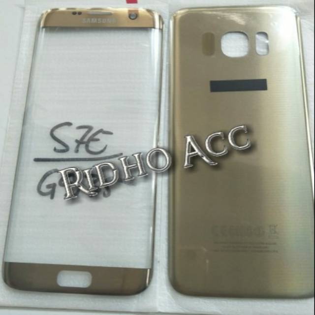 BACKDOOR CASSING PLUS KACA LCD DEPAN BELAKANG SAMSUNG S7 EDGE G935F