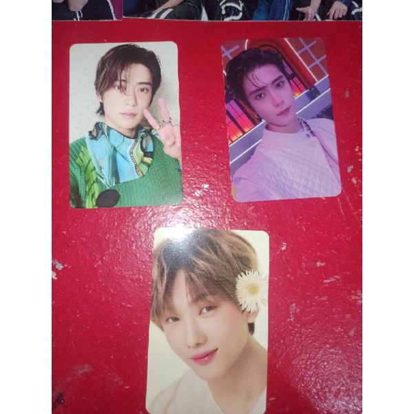 photocard jaehyun sticker, jaehyun catharsis, jisung candylab