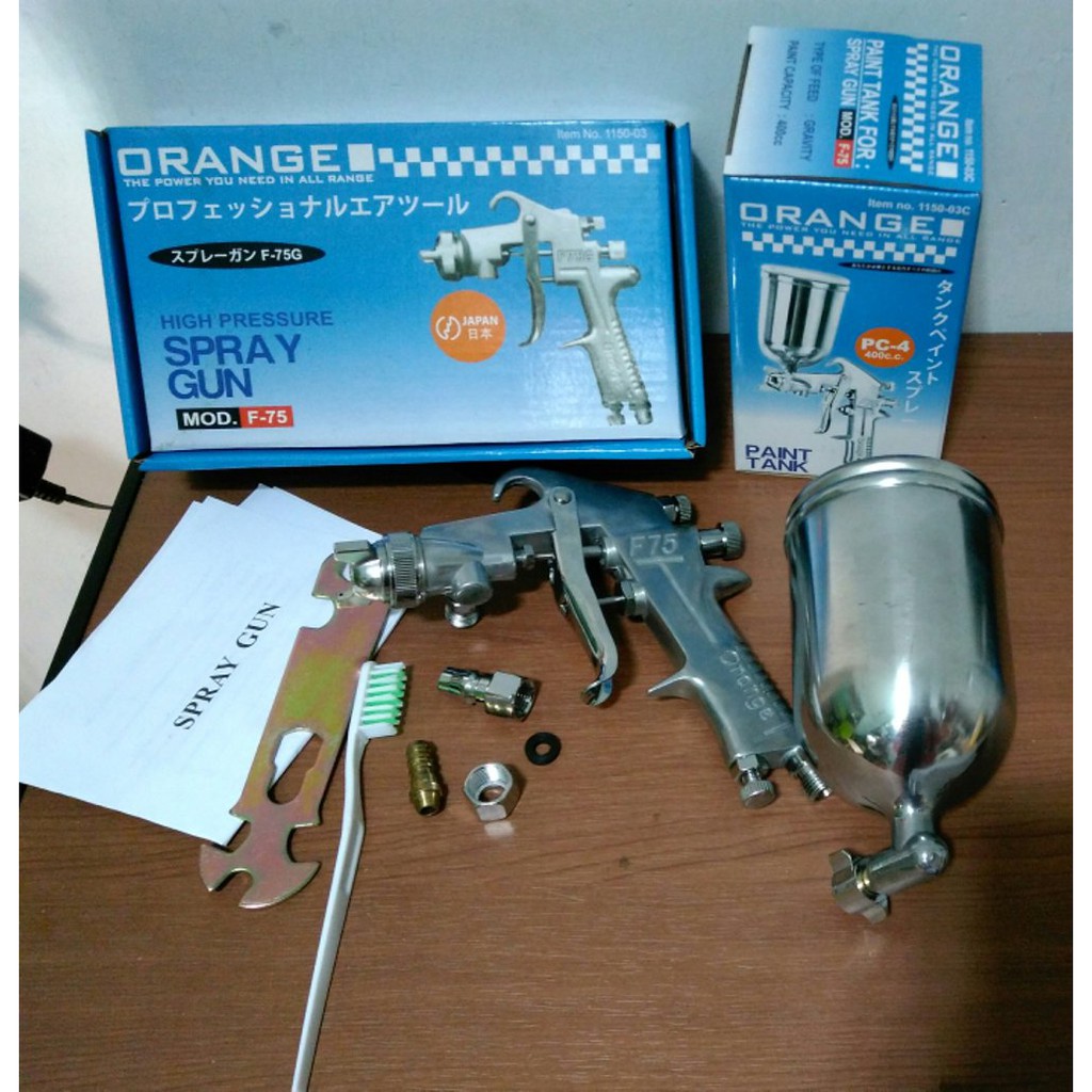 Spray Gun Orange F-75