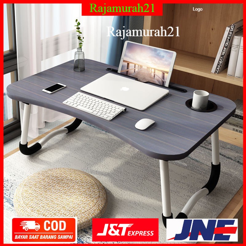 Meja Belajar Meja Laptop Meja Lipat Stand Meja Laptop Lipat Foldable Notebook Desk Table