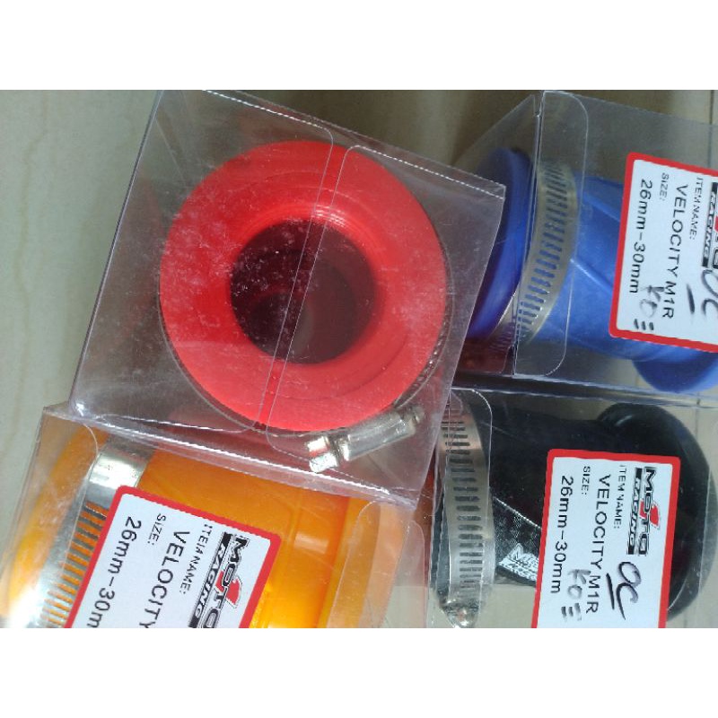 CORONG KARBU MOTO1 VELOCITY VELOSITI M1R MOTO 1 RACING PE PWK PWL 26 28 30 MM TERBARU TERMURAH TERLA
