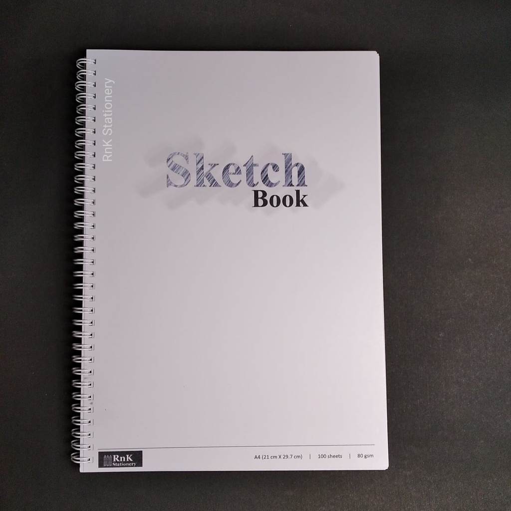 

SKETCH BOOK A4 80 GSM 100 LEMBAR JILID SPIRAL RING KAWAT BUKU GAMBAR