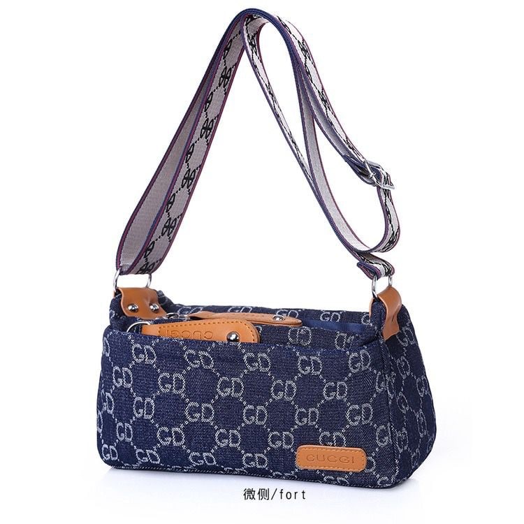 EL 5426 RISCE TAS SELEMPANG DENIM IMPORT WANITA CEWEK PEREMPUAN JAKARTA BATAM jeans